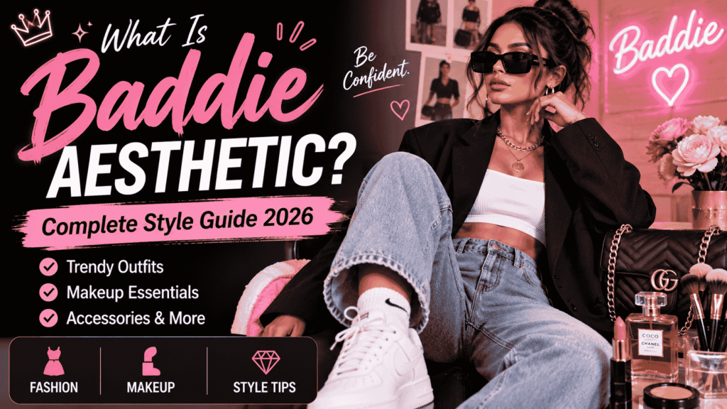 What Is Baddie Aesthetic? Complete 2026 fashion guide featuring trendy outfits, makeup, accessories, and modern style inspiration.